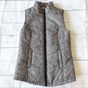 Red Camel Herringbone Puffer Vest - Size XS